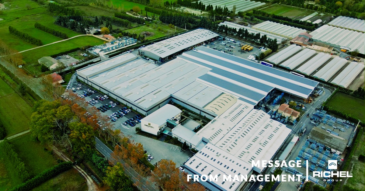 Richel sátor gyár Franciaországban