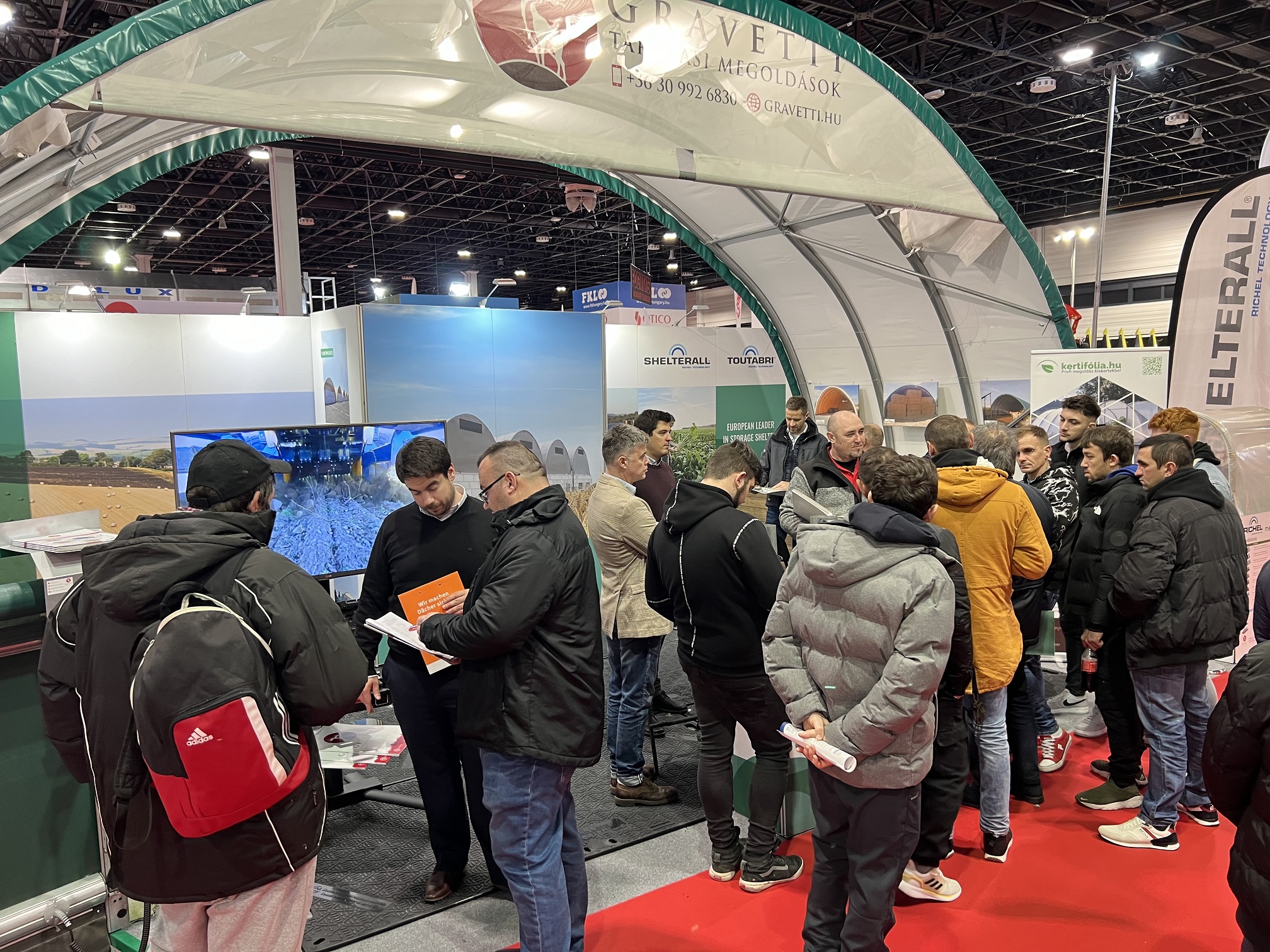 Gravetti Kft stand az AGRO+mash Expo Hungexpón