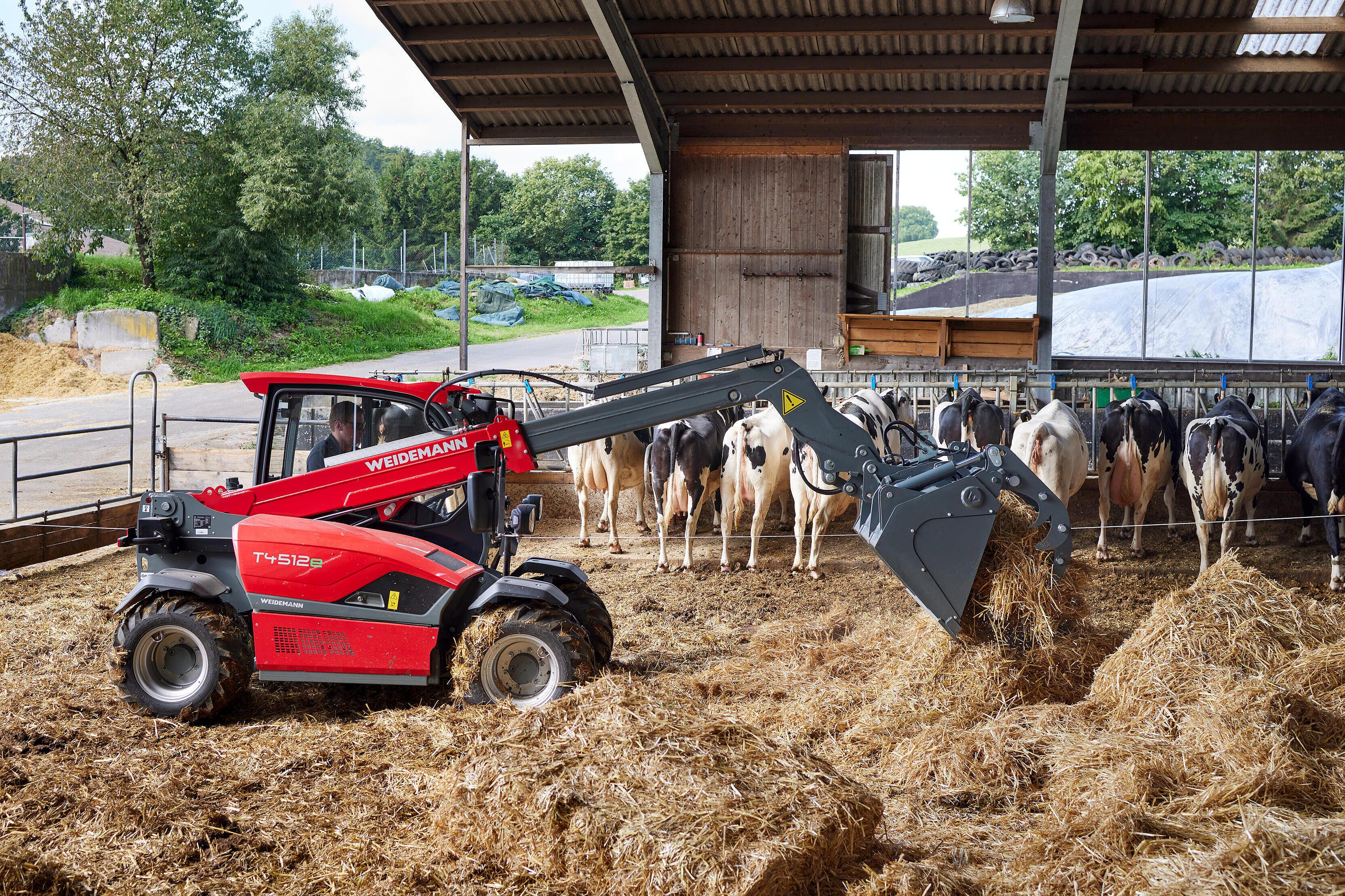 Weidemann T4512e teleszkópos rakodó