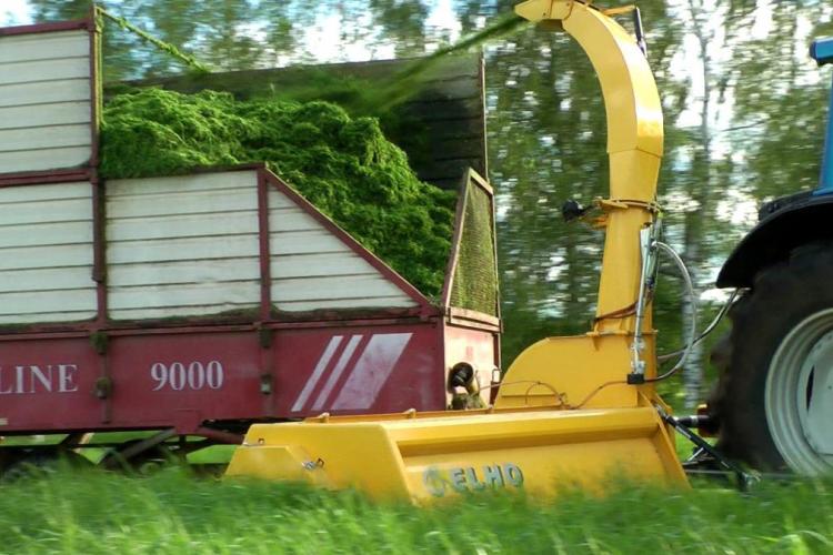 ELHO DC 2100 zöldtakarmány betalkarító