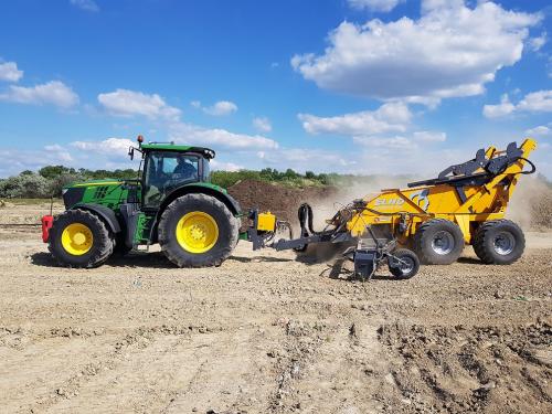 ELHO Scorpio 550 kőfelszedő, a kőmentesítés királya