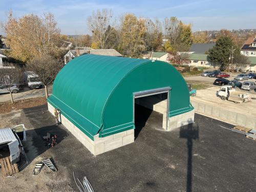 Gravetti ömlesztett anyag tároló