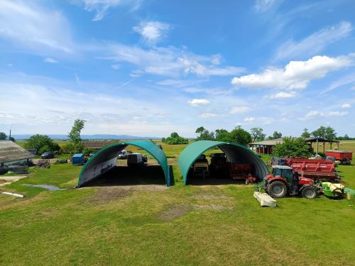 Gravetti géptároló sátor