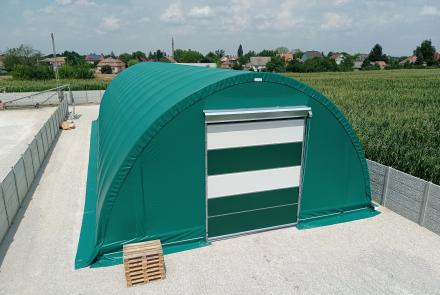 Gravetti géptároló sátor